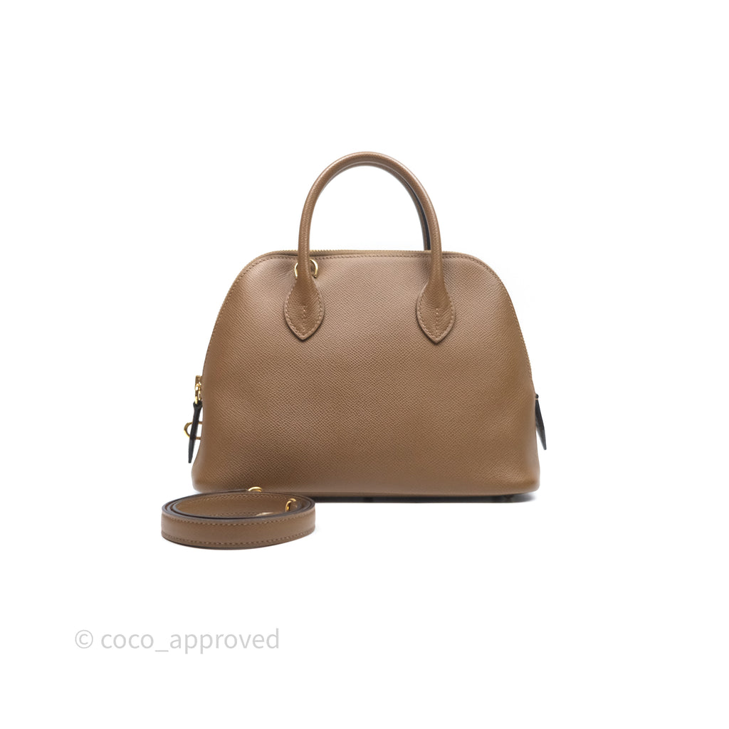 Hermès Bolide 25 Alezan 3G Epsom Gold Hardware