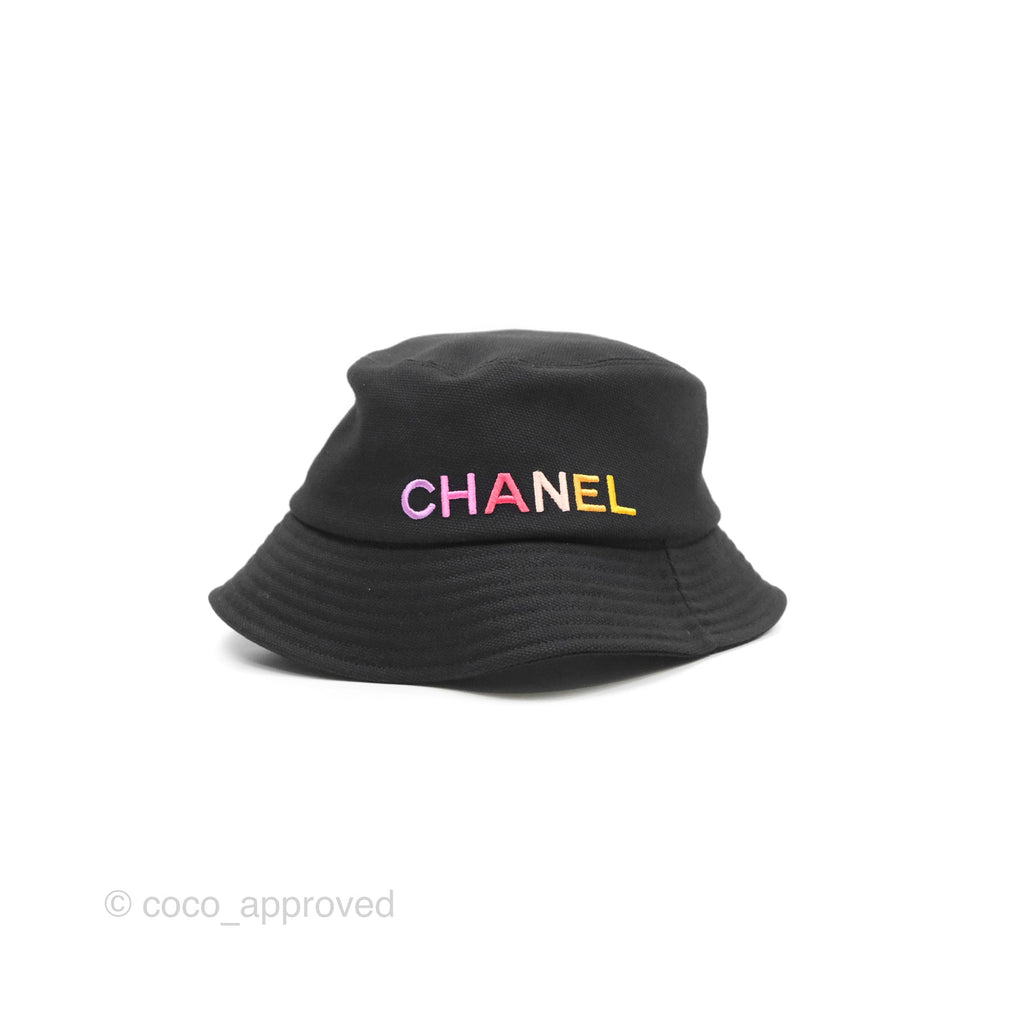 Chanel Logo Embroidery Bucket Hat 24C