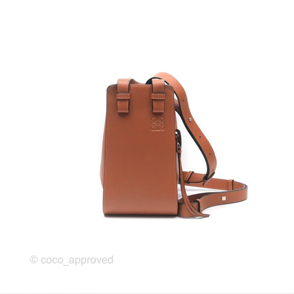 Loewe Hammock Small Shoulder Bag Tan