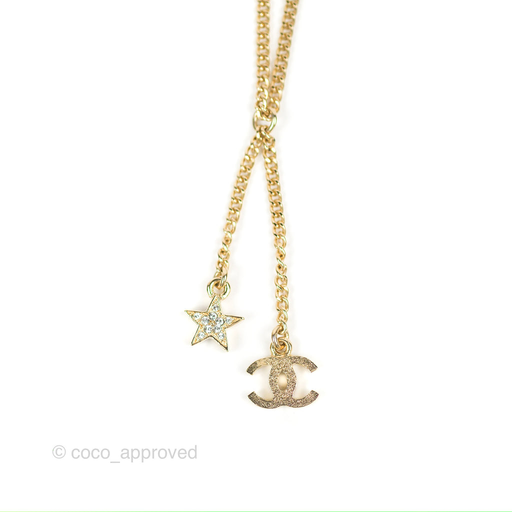 Chanel CC Coco Gold Tone Necklace
