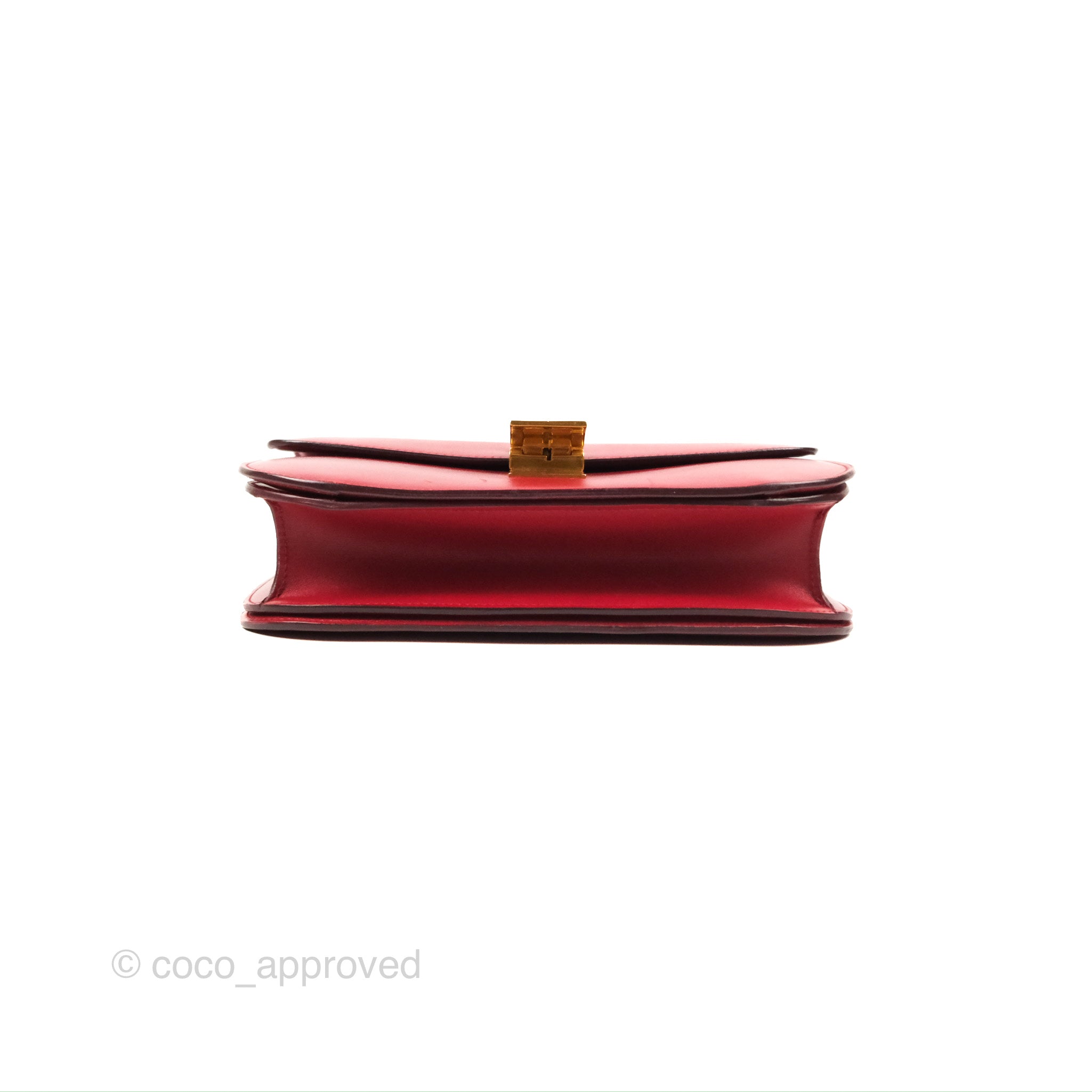 Celine Medium Classic Box Flap Red Calfskin – Coco Approved Studio