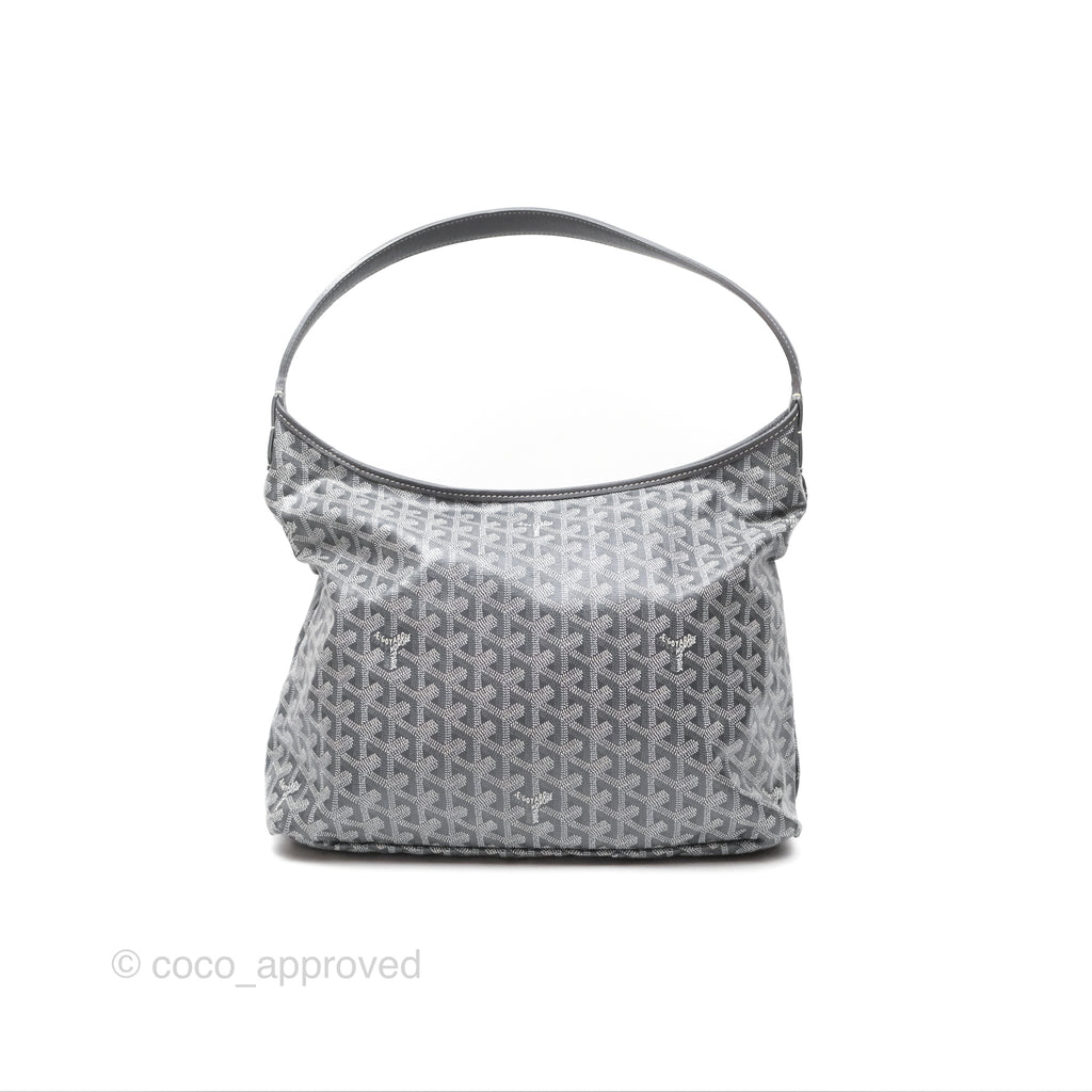 Goyard Bohème Hobo Bag Grey Goyardine Canvas