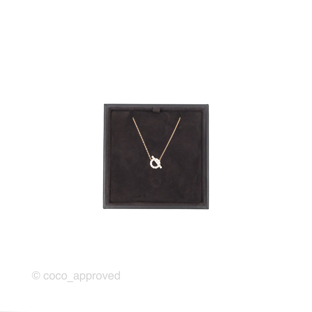 Hermès Finesse Necklace Rose Gold