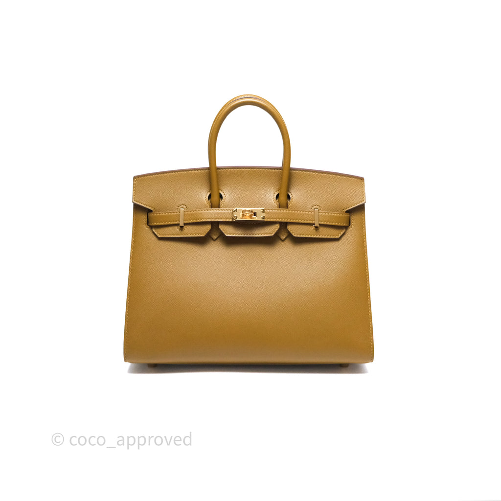 Hermès Birkin 25 Sellier Bronze Dore U8 Madame Gold Hardware