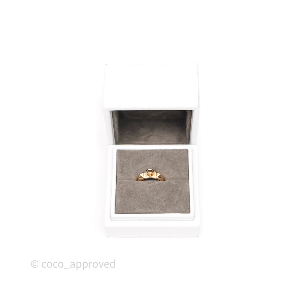 Hermes Collier de Chien Ring PM Rose Gold Size 52