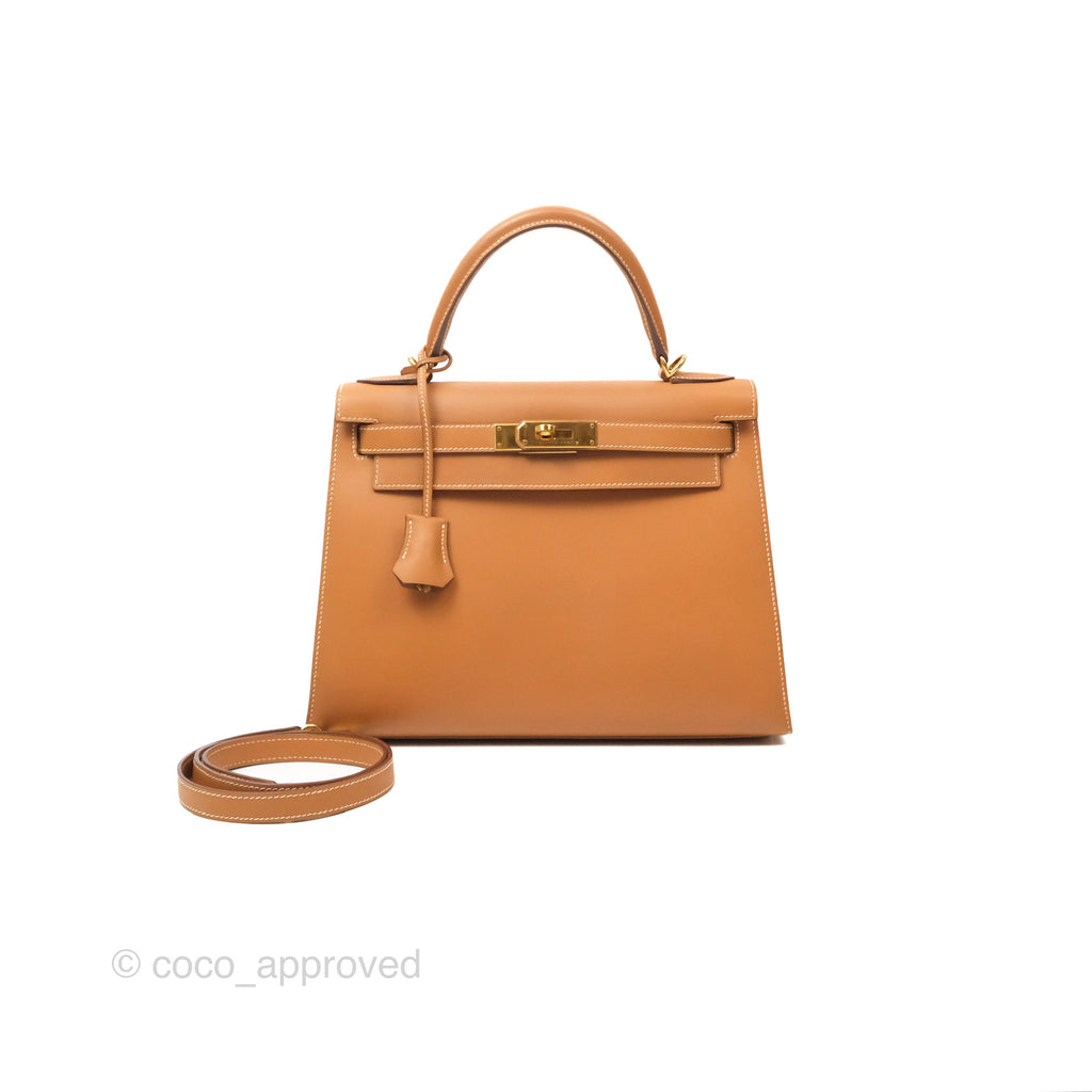 Hermès Kelly 28 Sellier Gold Swift Gold Hardware