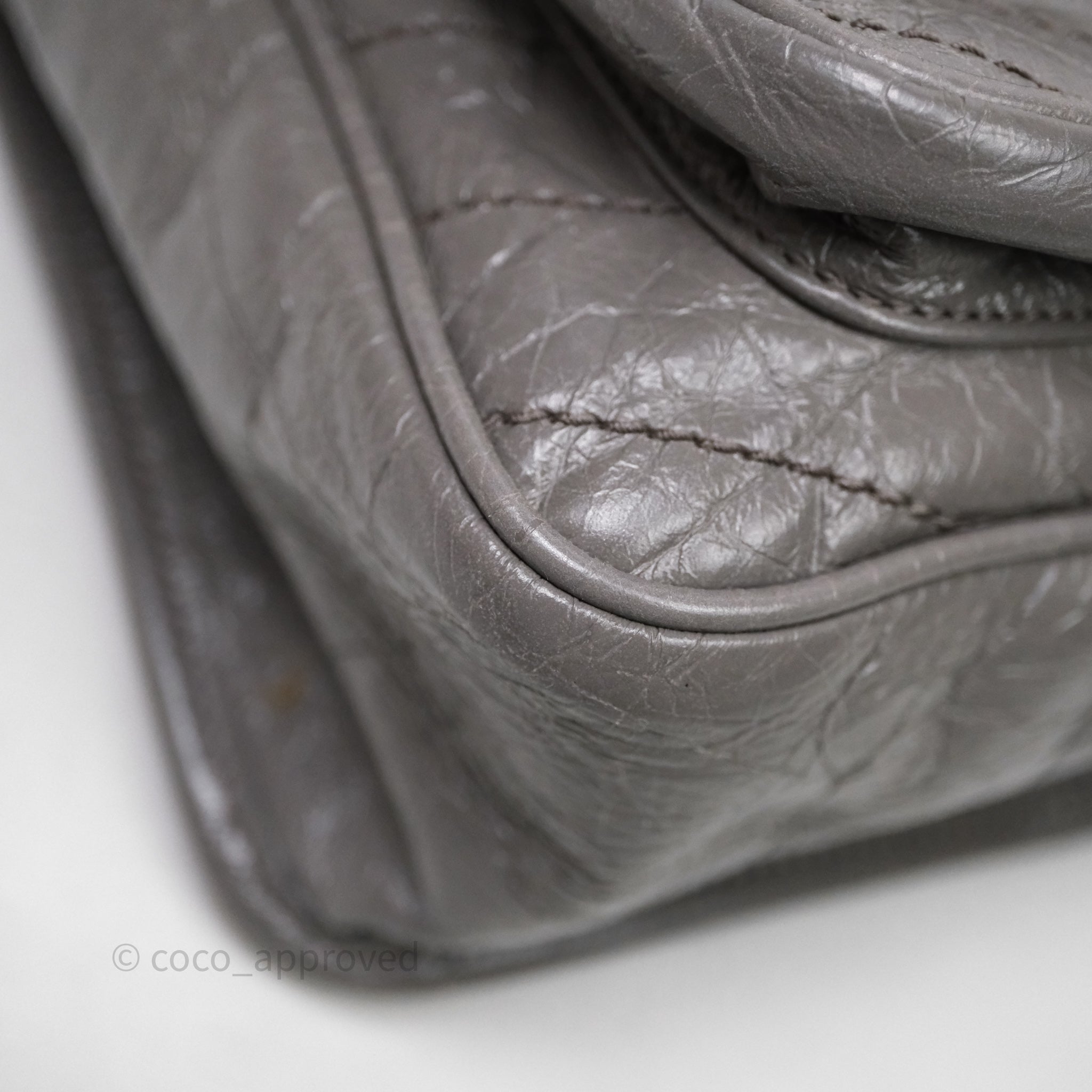 Saint Laurent Medium Niki Chain Bag Crinkled Calfskin Grey – Coco