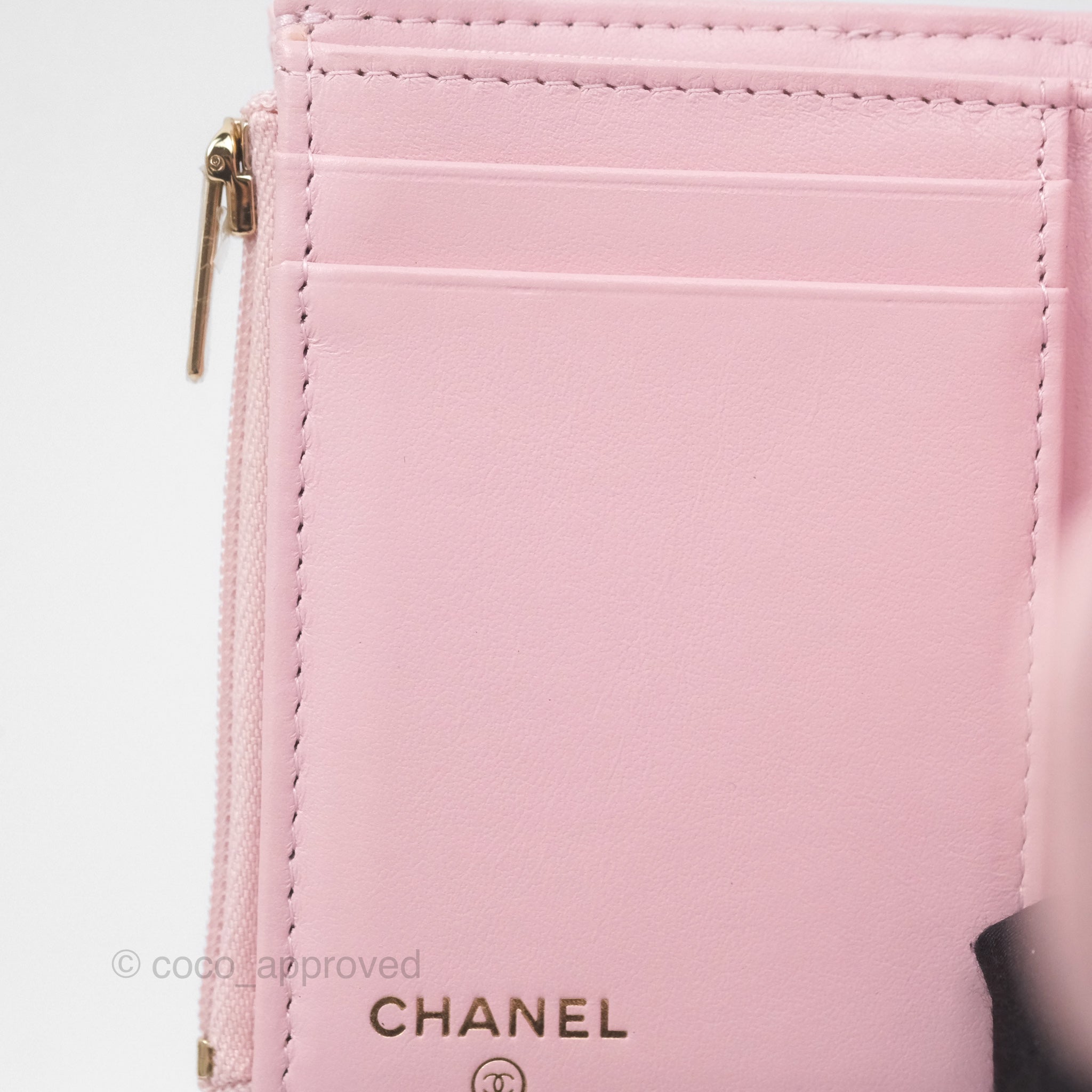 Chanel Classic Short Flap Wallet Pink Caviar Gold Hardware – Coco