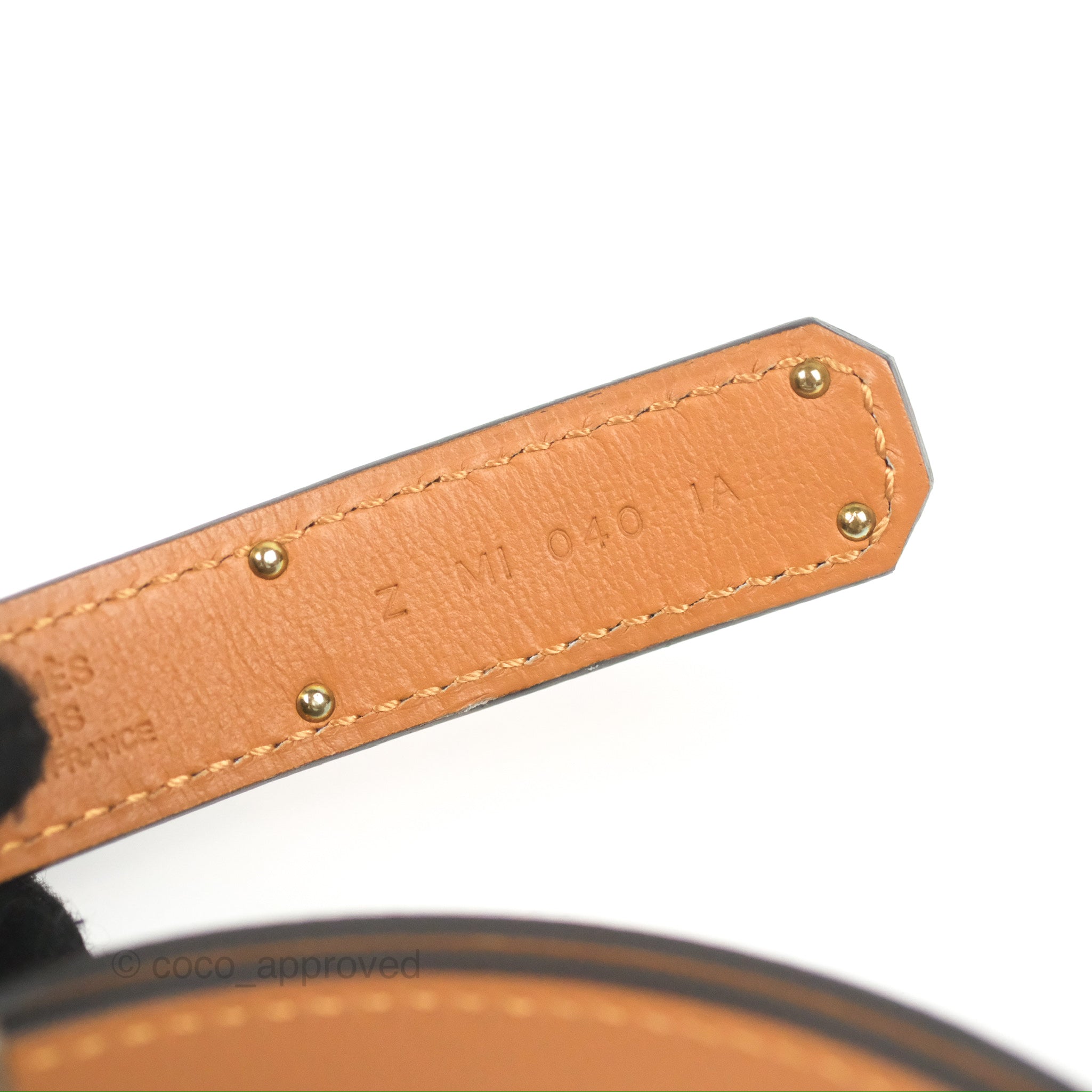 NEW Hermes Kelly Belt In Rose Gold and Etoupe at 1stDibs