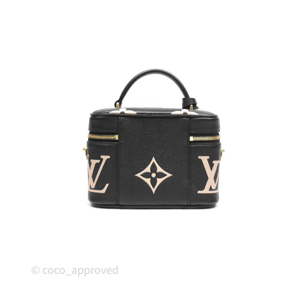 Louis Vuitton Vanity PM Empreinte Monogram Black/ Beige