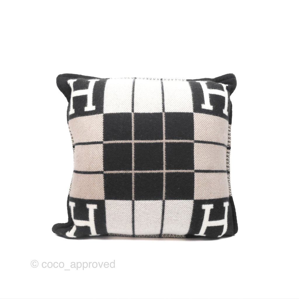 Hermes Small Avalon III Pillow Écru Noir