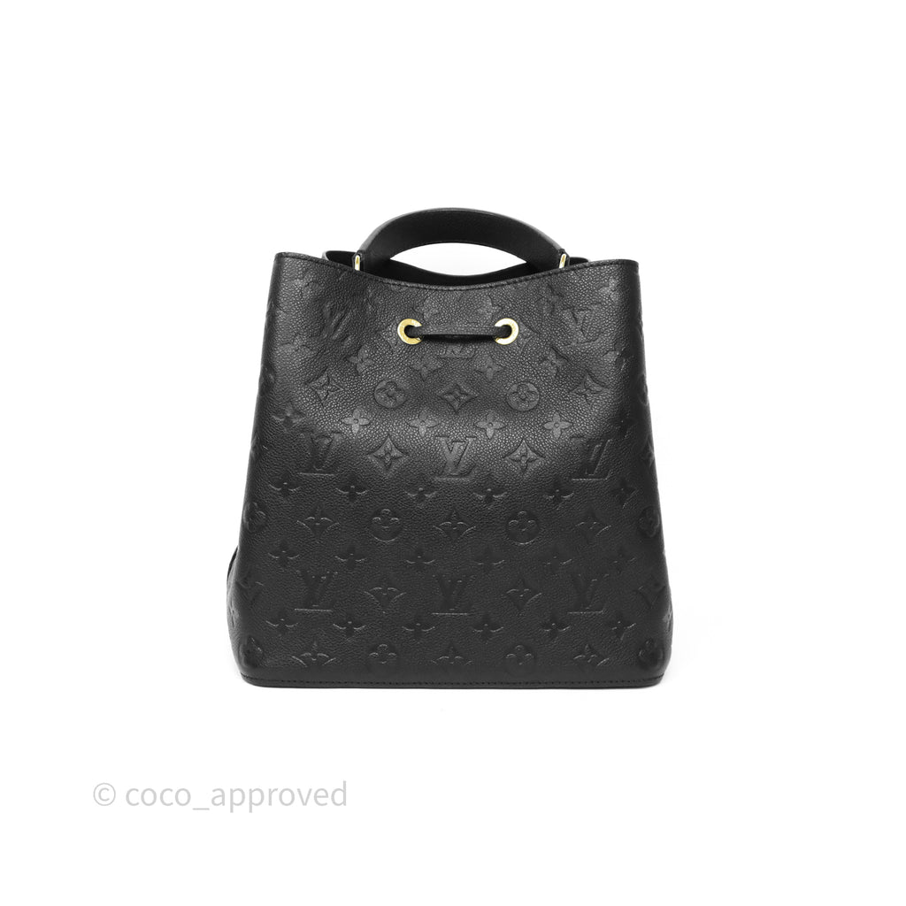 Louis Vuitton NeoNoe MM Monogram Empreinte Leather Black