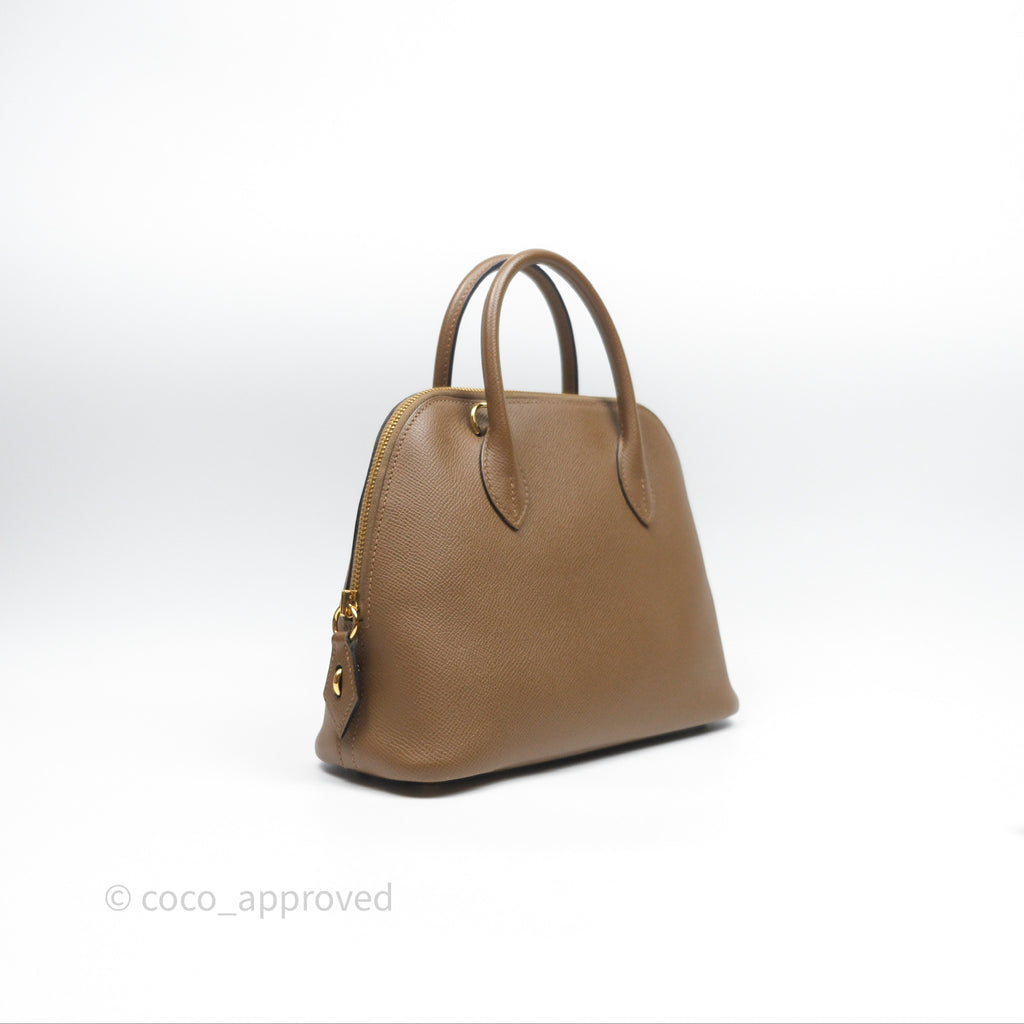 Hermès Bolide 25 Alezan 3G Epsom Gold Hardware