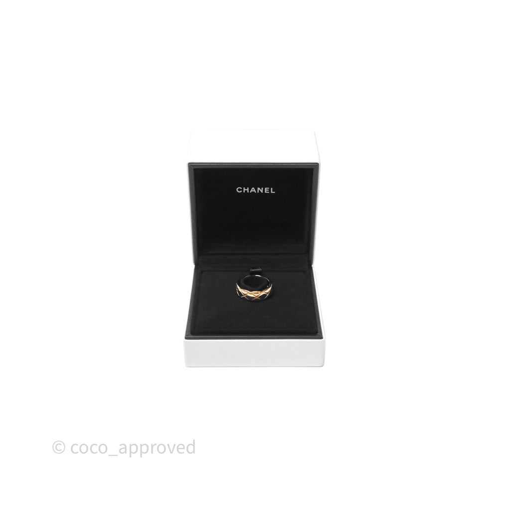 Chanel Coco Crush Ring 18K Gold Size 56