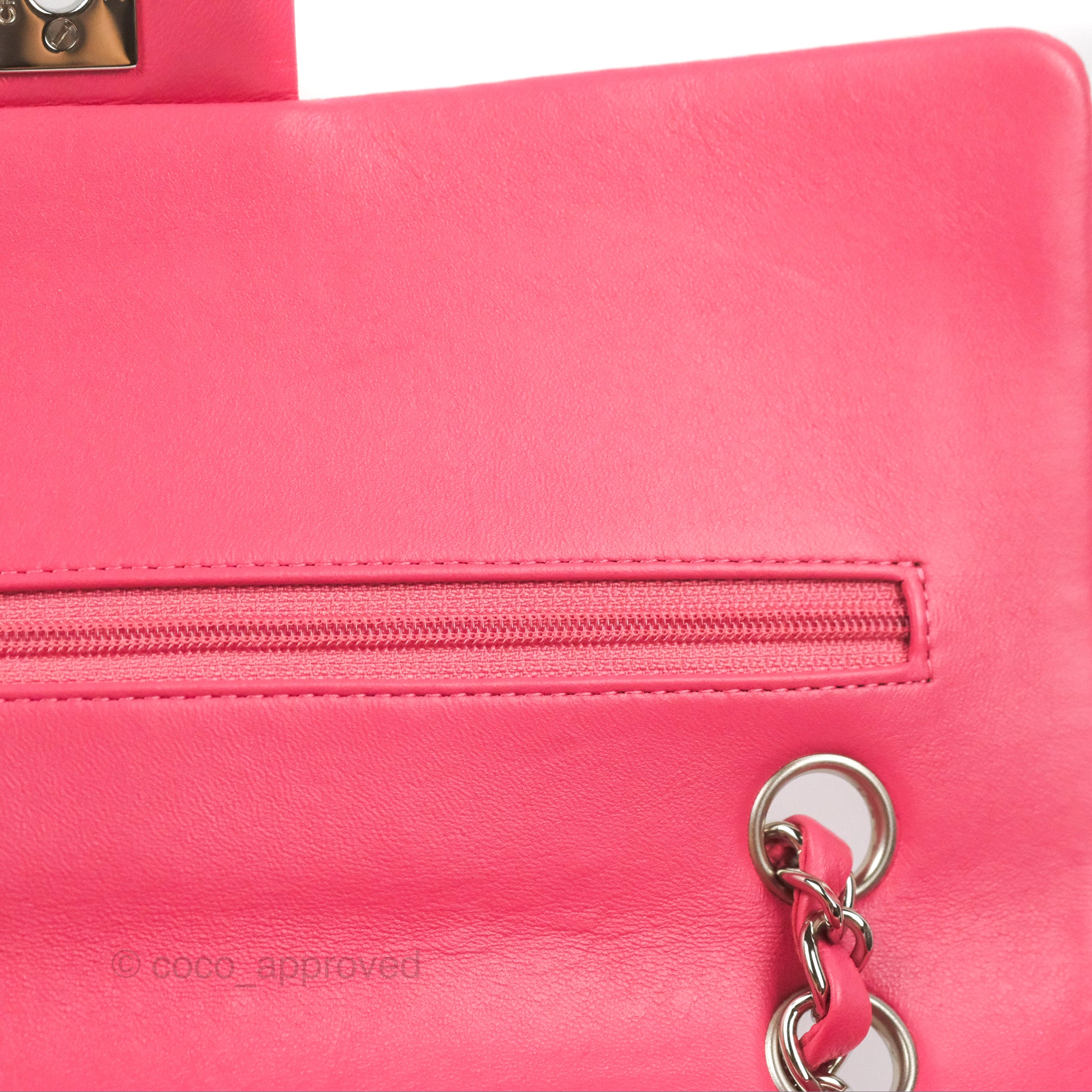 Chanel patent leather mini zip wallet Excellent - Depop