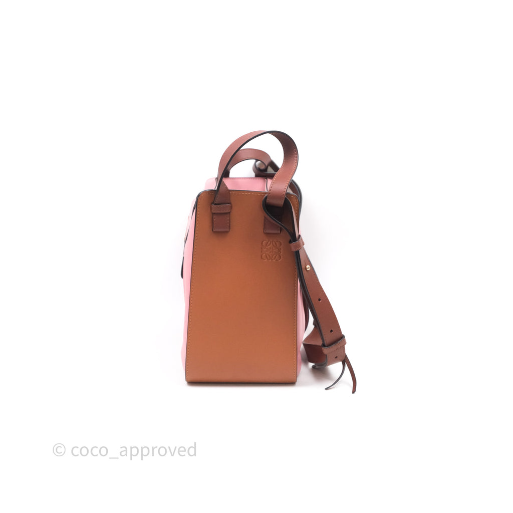 Loewe Small Hammock Shoulder Bag Pink Tan