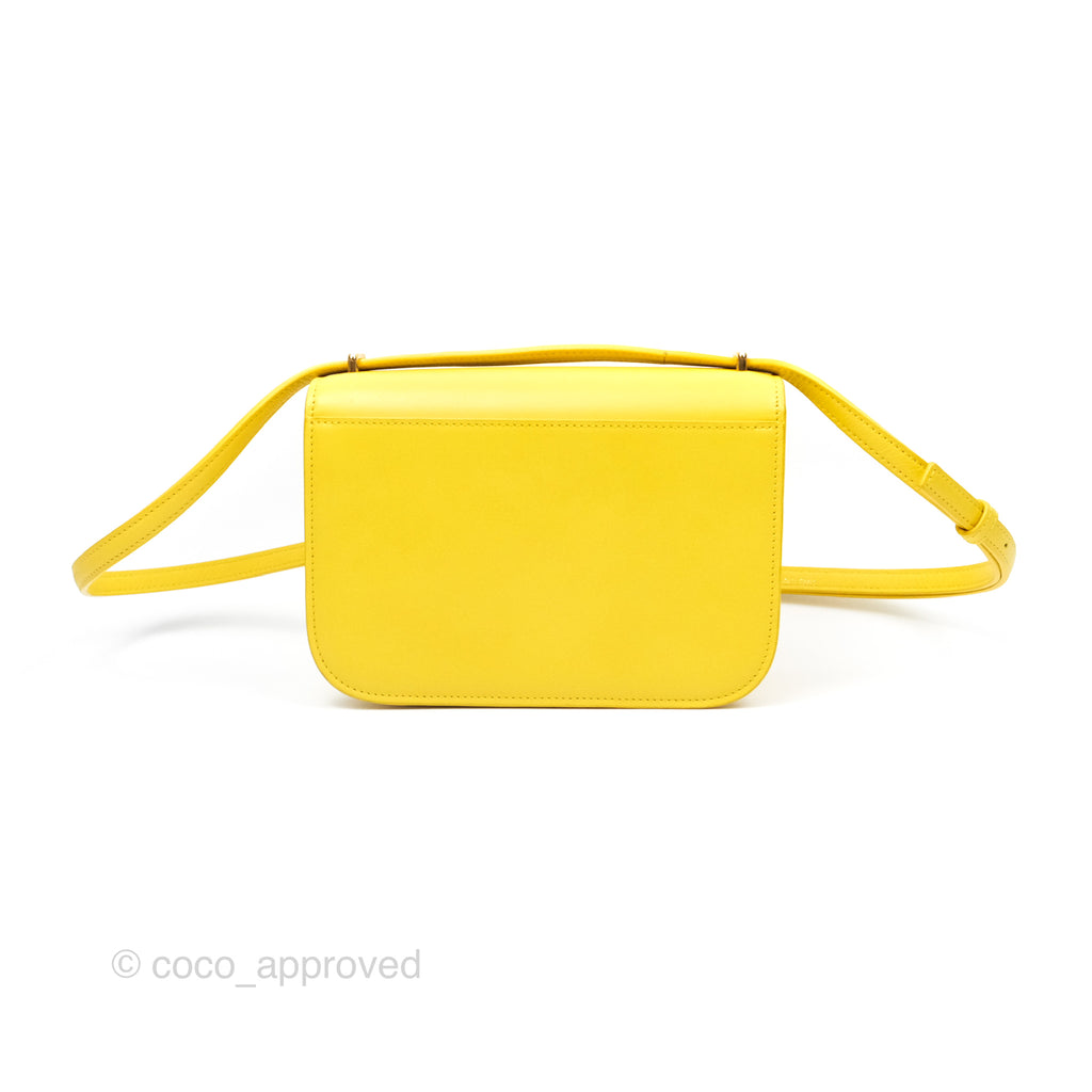 Loewe Small Goya Bag Yellow Silk Calfskin