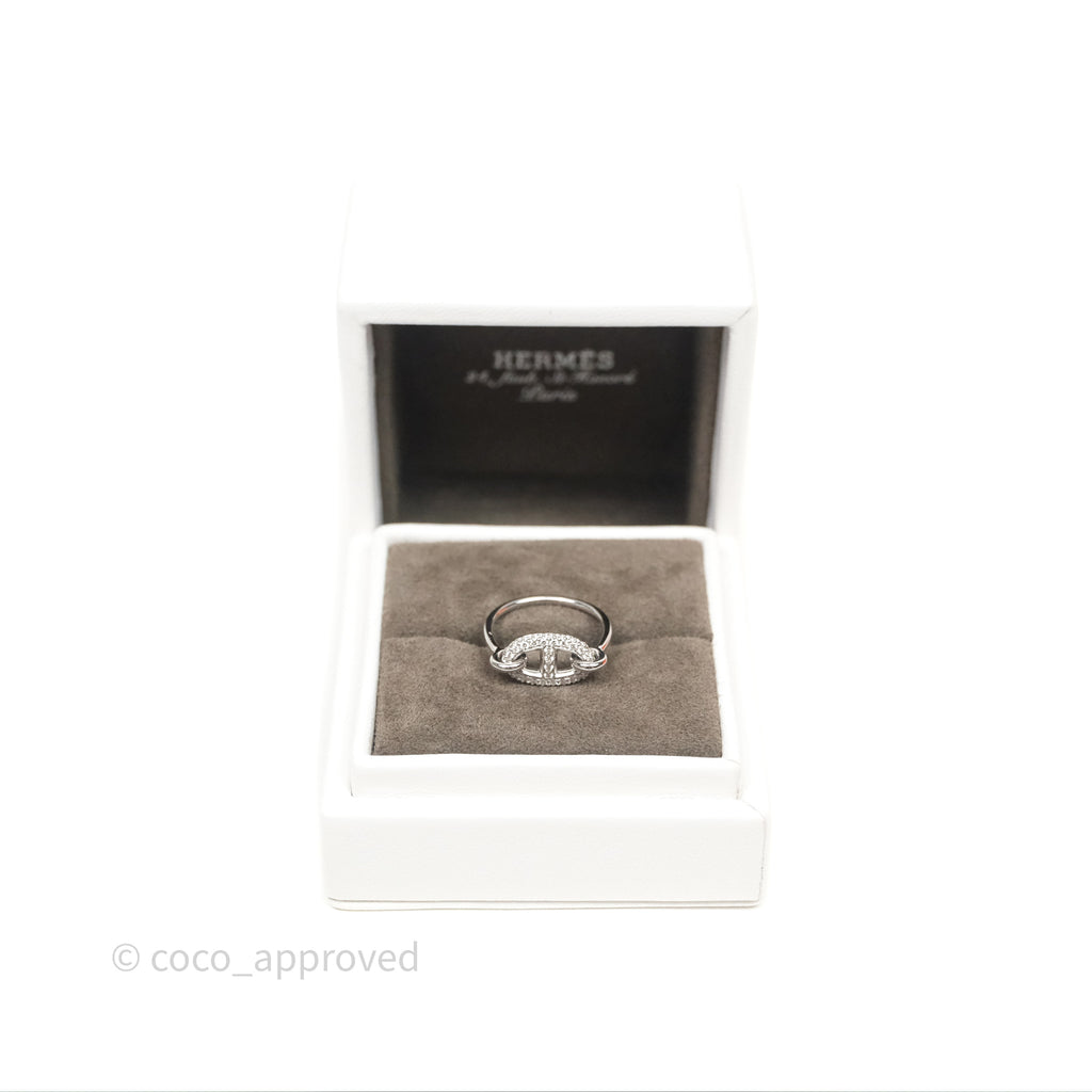 Hermès Farandole Diamonds Ring White Gold