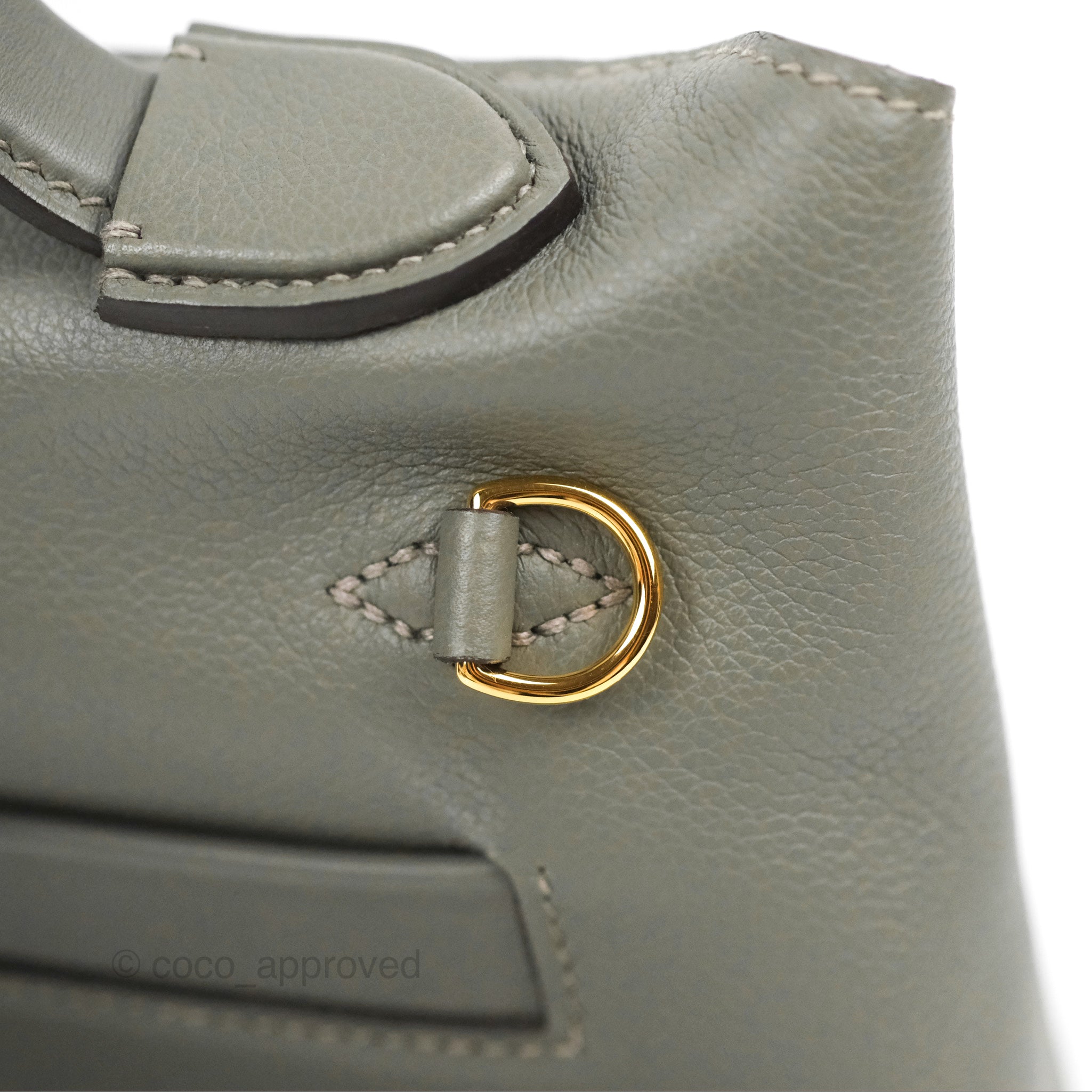 Hermès Mini 24/24 Bag Gris Myer Evercolor and Swift Gold Hardware