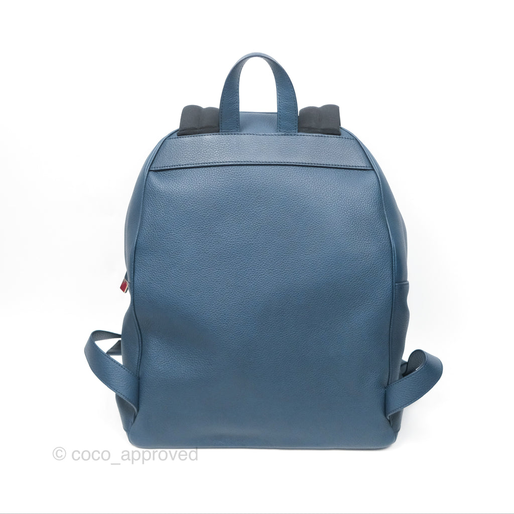 Christian Dior Backpack Calfskin Navy