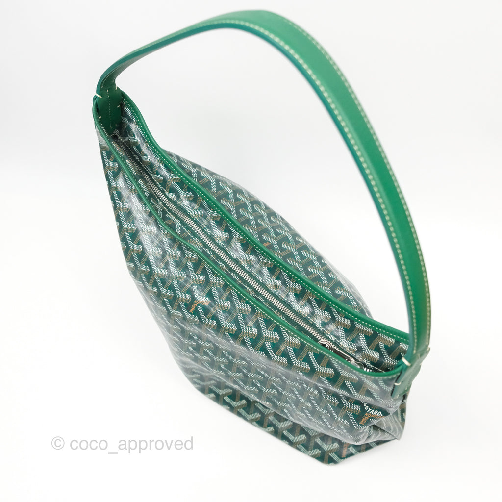 Goyard Bohème Hobo Bag Green Goyardine Canvas