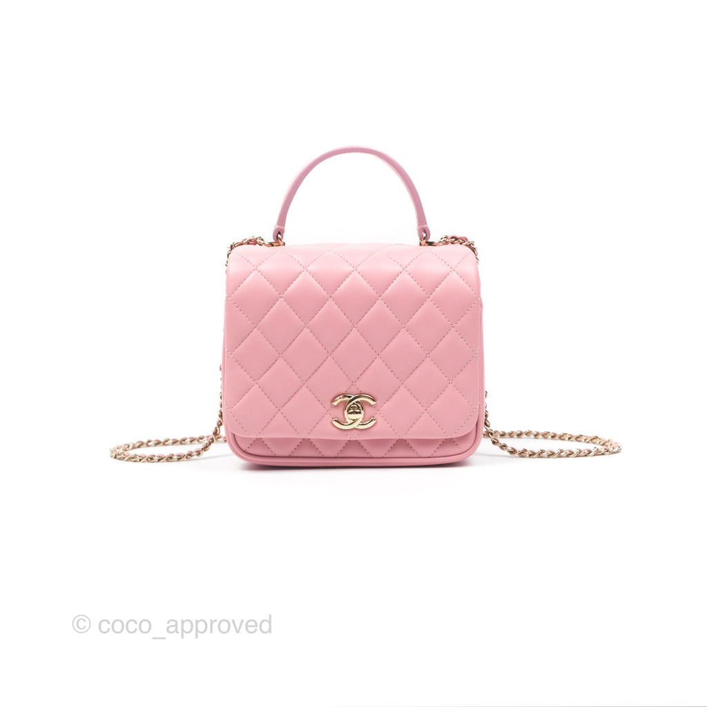 Chanel Citizen Chic Flap Bag Pink Lambskin Gold Hardware