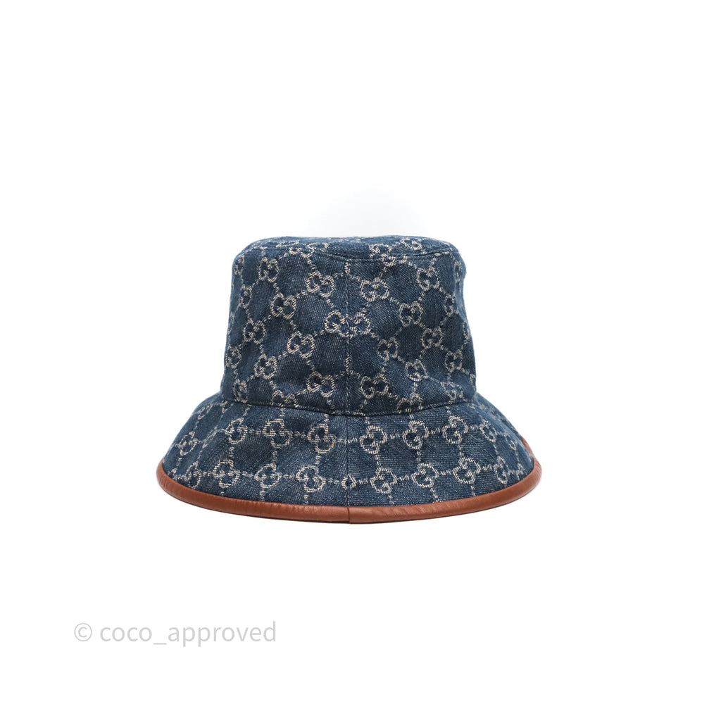 Gucci GG Supreme Denim Bucket Hat