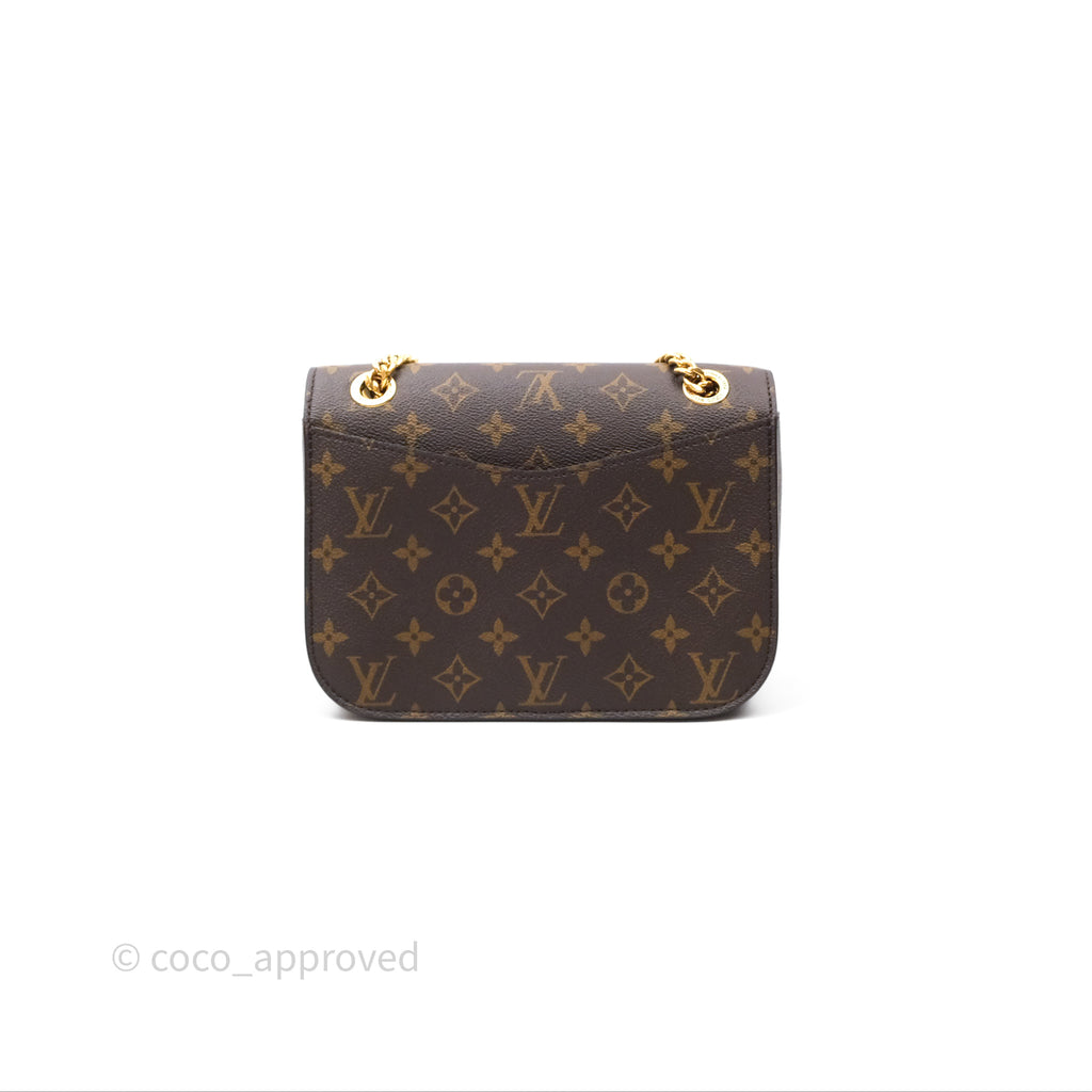 Louis Vuitton Passy Coated Canvas Monogram Gold Hardware