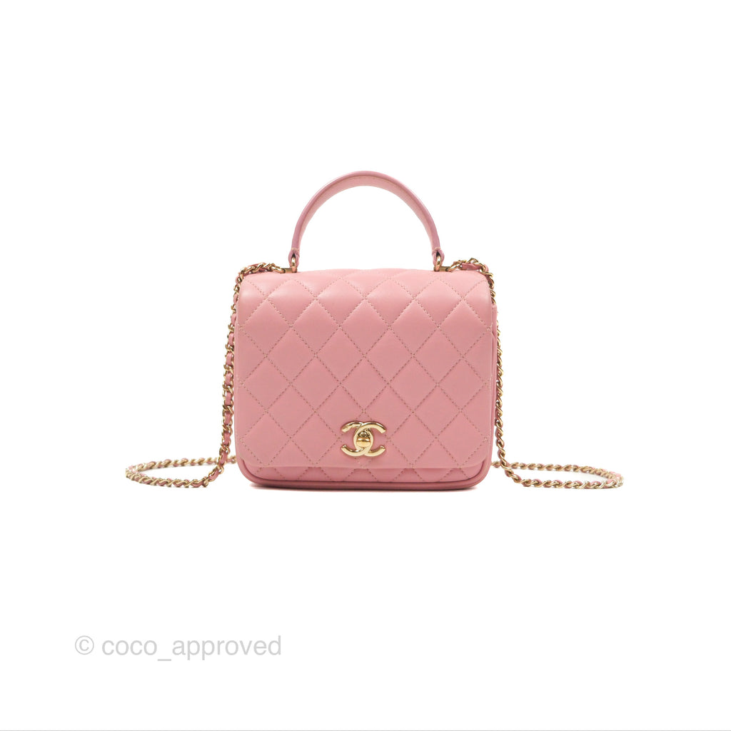 Chanel Citizen Chic Flap Bag Pink Lambskin Gold Hardware