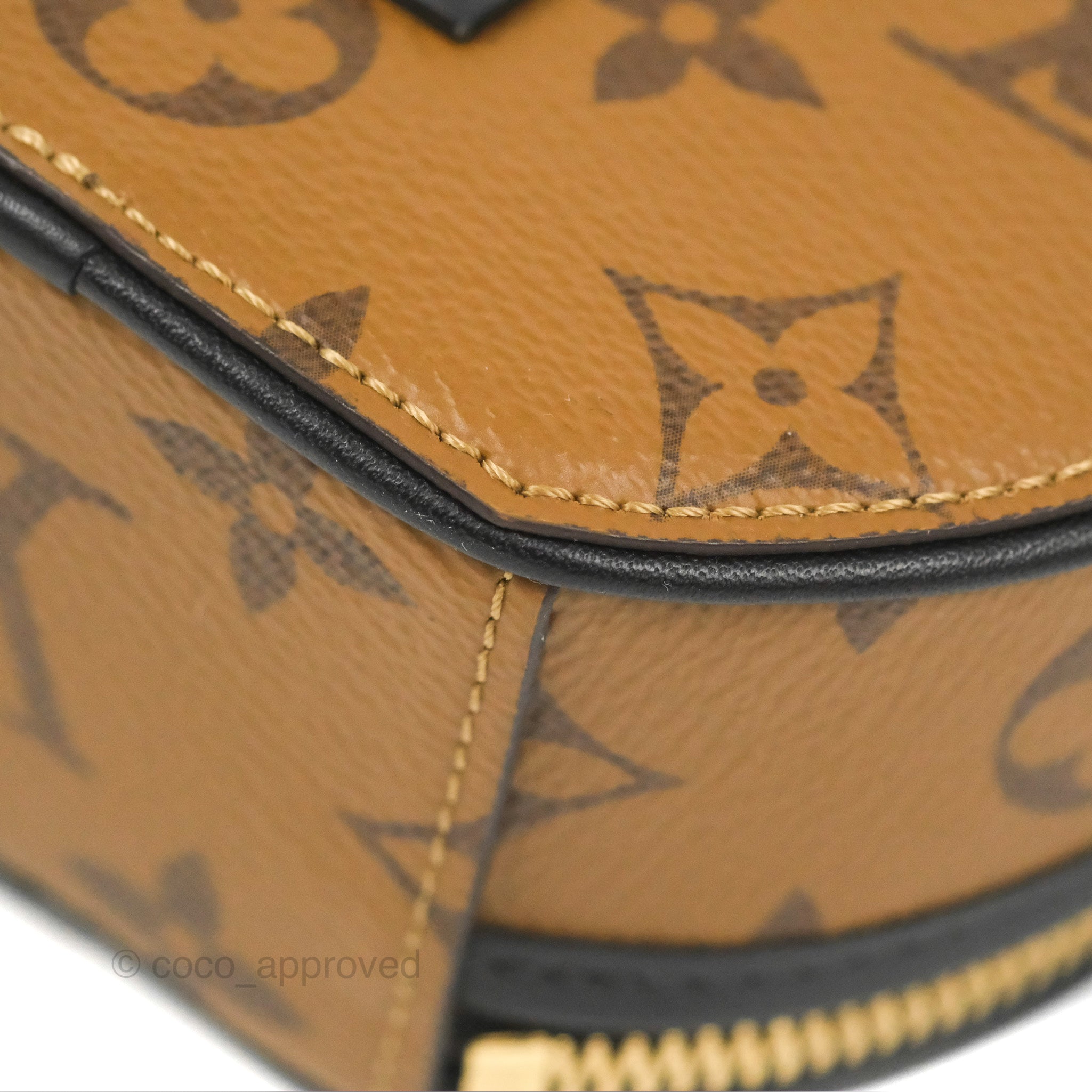 Mini Boite Chapeau Monogram Reverse Canvas in Brown - Small Leather Goods  M68276, LOUIS VUITTON ®
