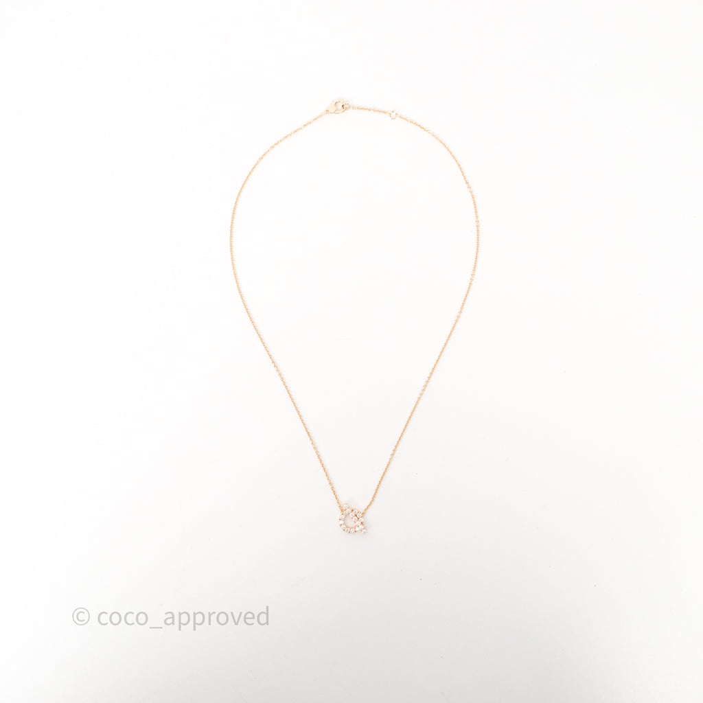 Hermès Finesse Necklace Rose Gold