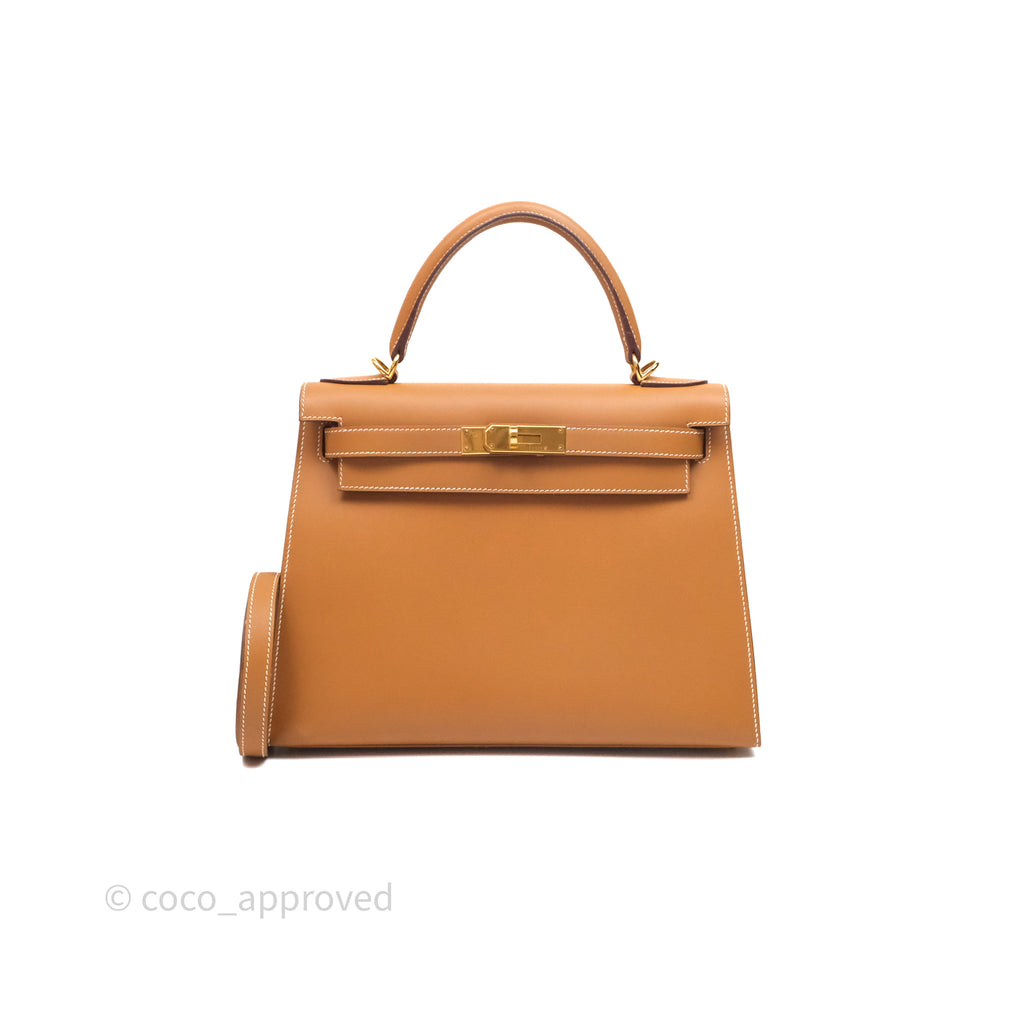 Hermès Kelly II 28 Sellier Gold 37 Chamonix Leather Gold Hardware
