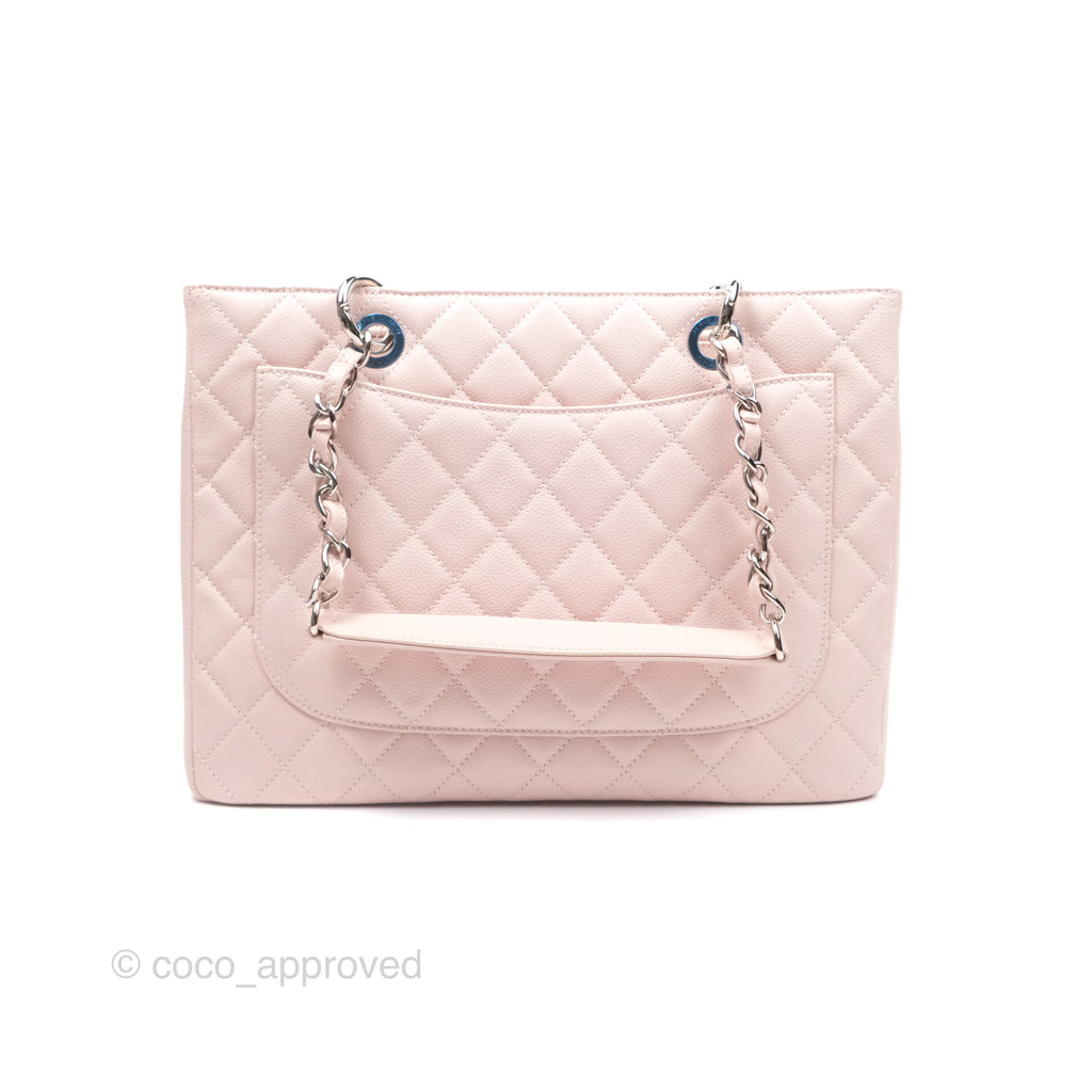 Chanel GST Pink Caviar Silver Hardware