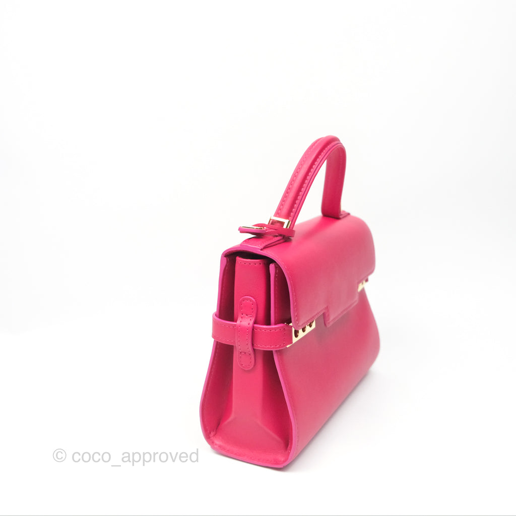 Delvaux Tempête Mini in Silky Calf Framboise