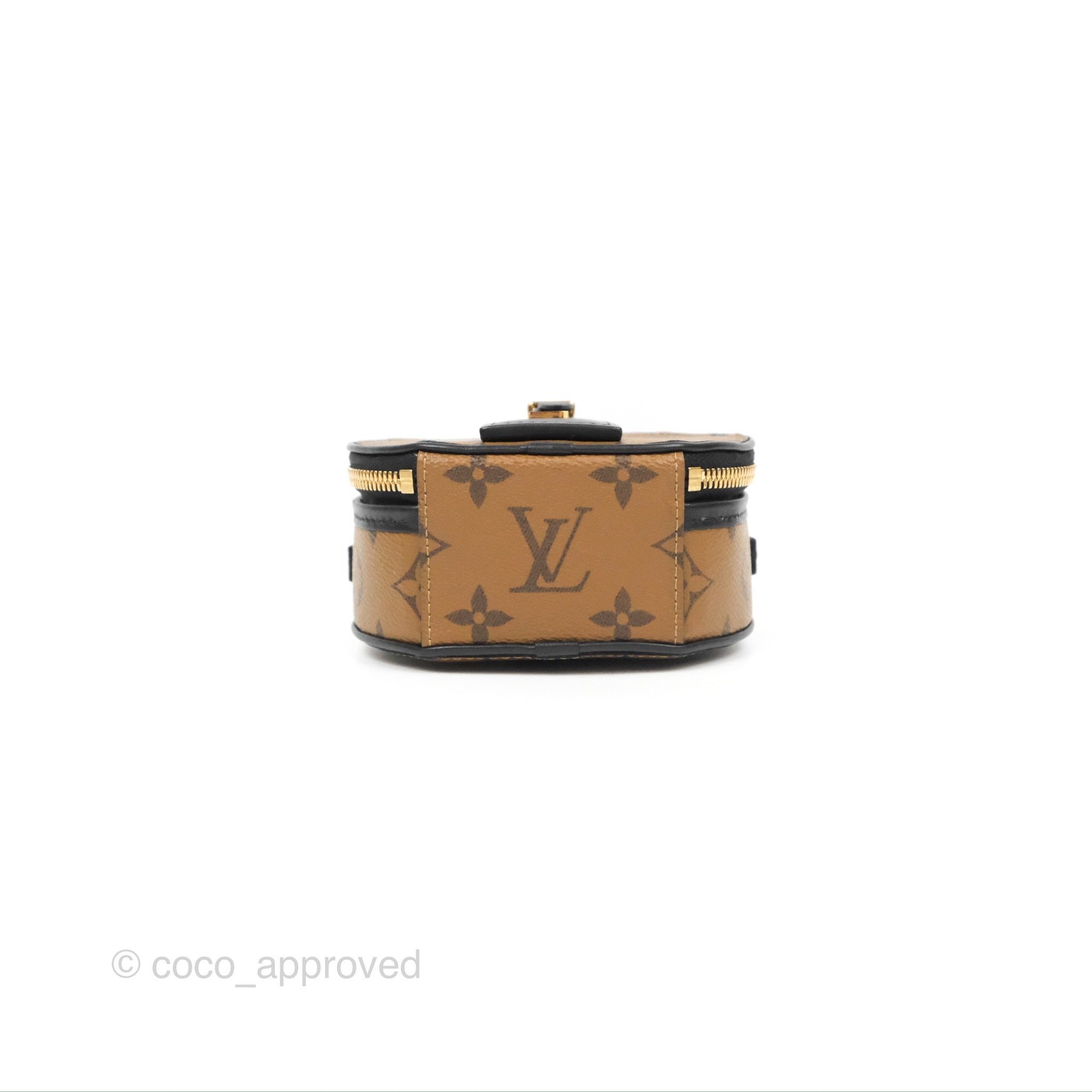 Louis Vuitton Tan Monogram Leather Side Trunk (Sold Out) Auction