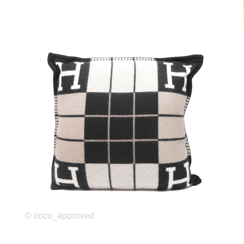 Hermes Small Avalon III Pillow Écru Noir