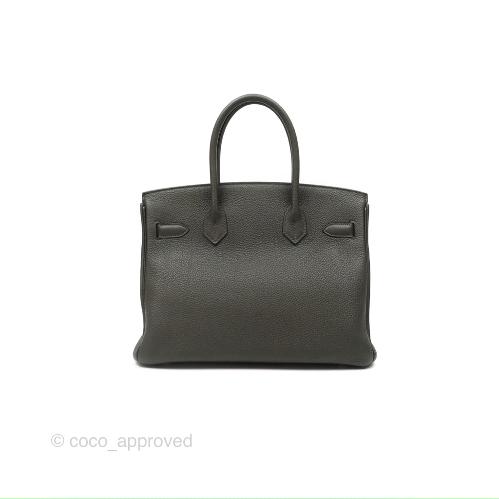 Hermès Birkin 30 Vert de Gris C6 Togo Gold Hardware