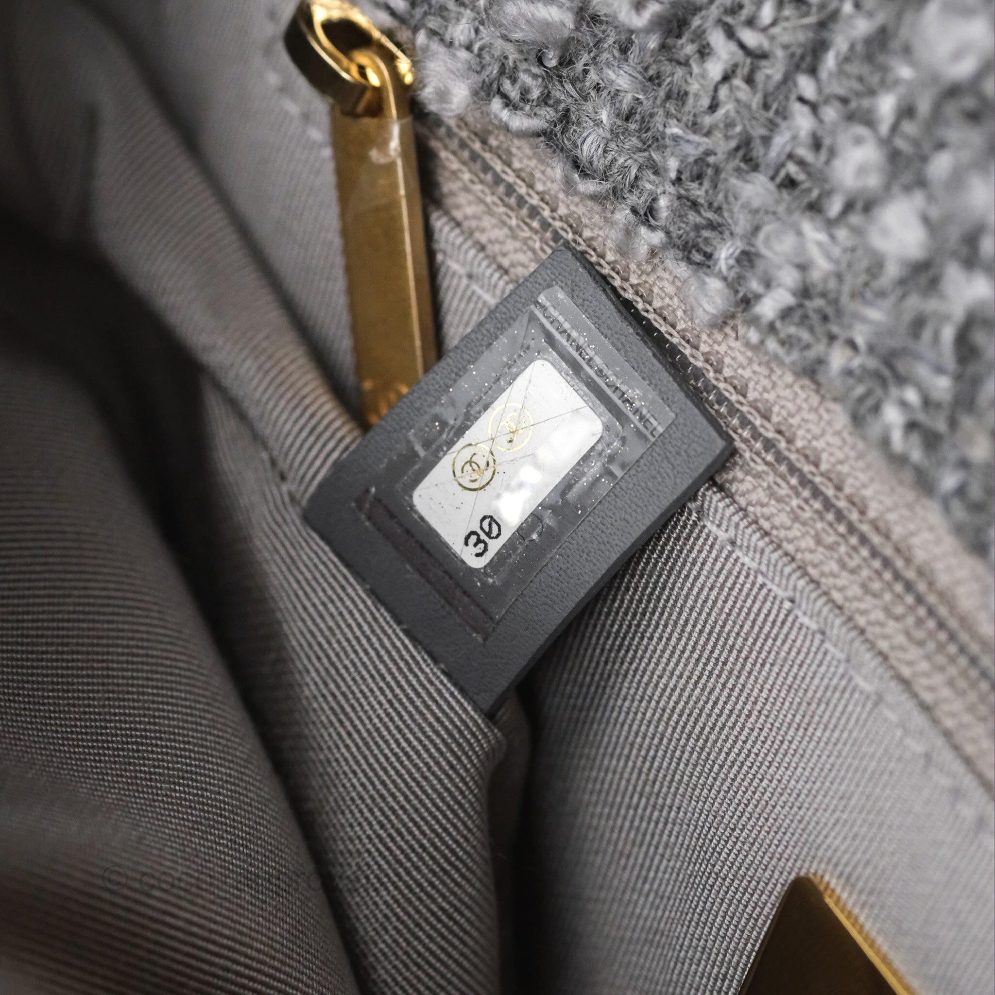 Chanel 19 Small Tweed Grey Mixed Hardware – Coco Approved Studio