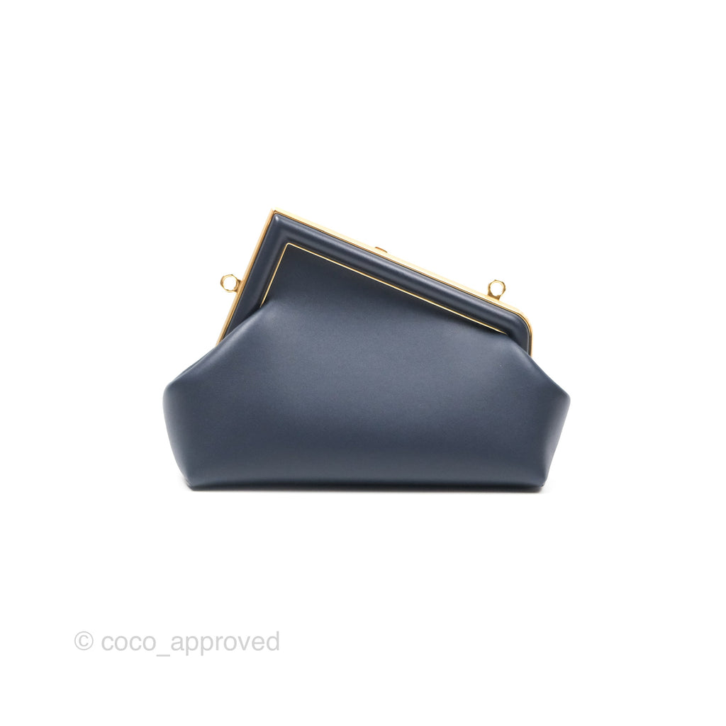 Fendi Small Fendi First Midnight Blue Shiny Nappa