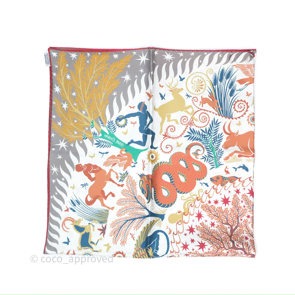 Hermès Sous Le Charme D'Orphee Double Face Scarf 90