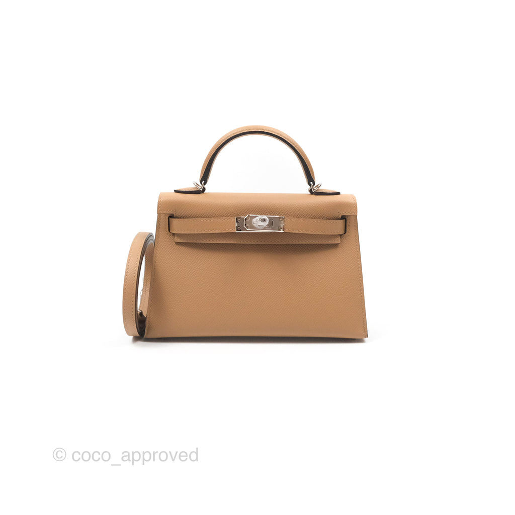 Hermès Mini Kelly II Chai 0M Epsom Palladium Hardware