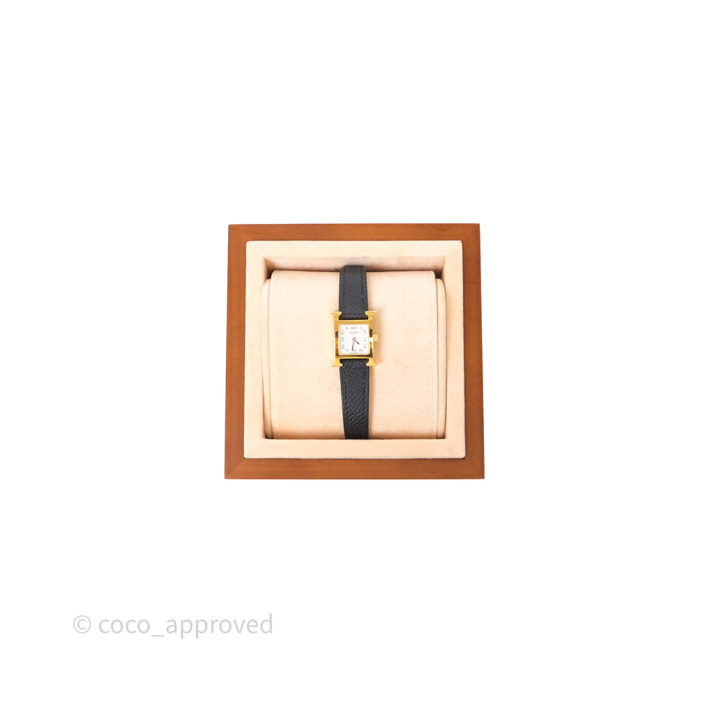 Hermès Heure H TPM Watch Epsom Gold Hardware