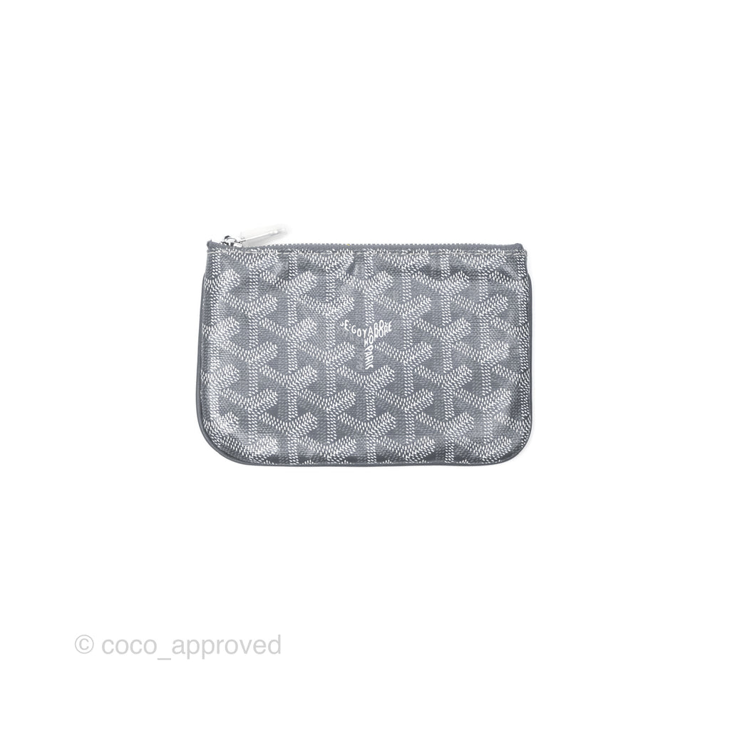 Goyard Sénat Mini Pouch Grey