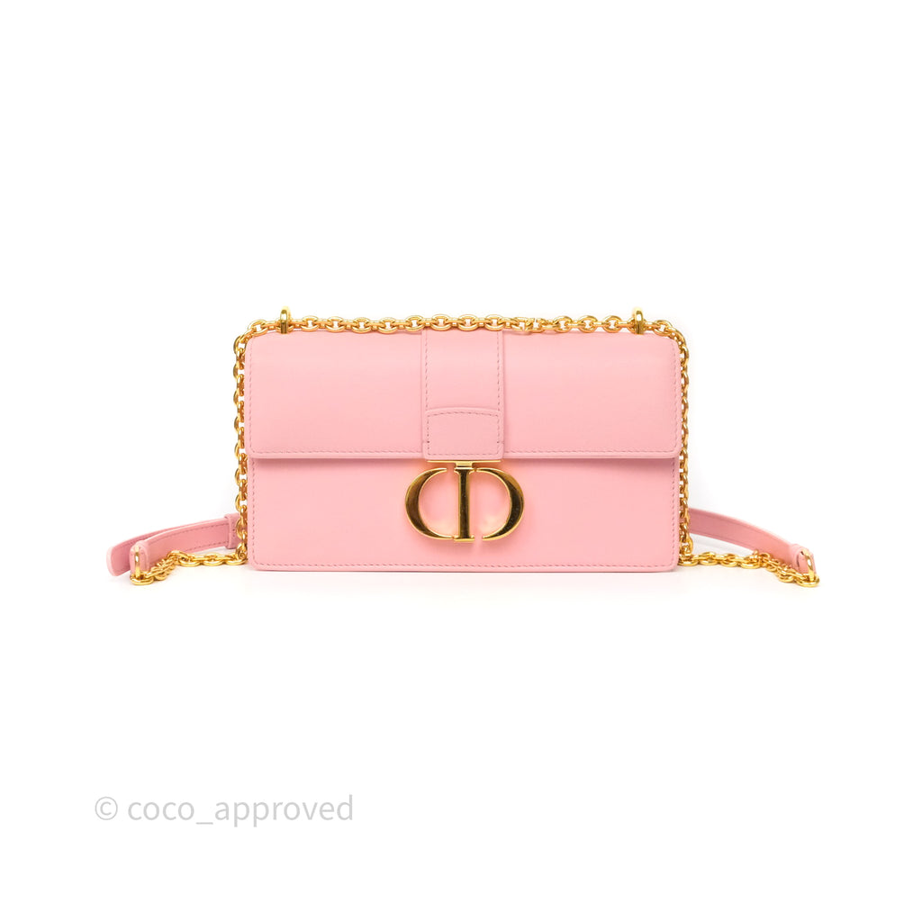 Dior 30 Montaigne East-West Chain Bag Pink