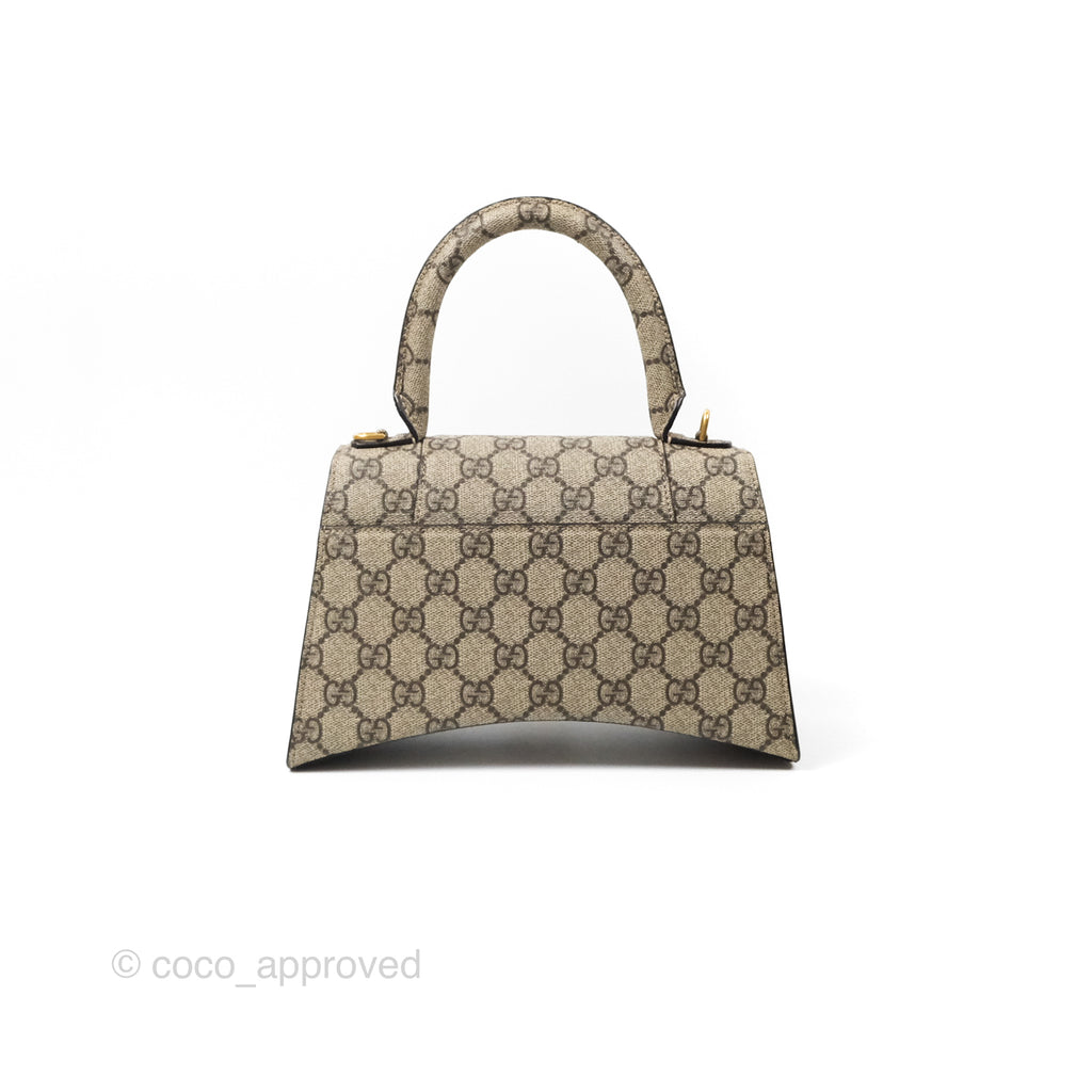 Gucci x Balenciaga The Hacker Project Small Hourglass Bag Beige/ Ebony