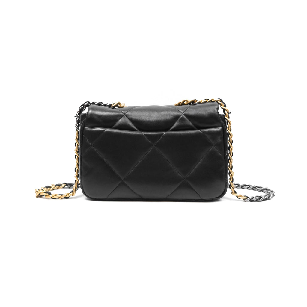 Chanel 19 Small Black Mixed Hardware