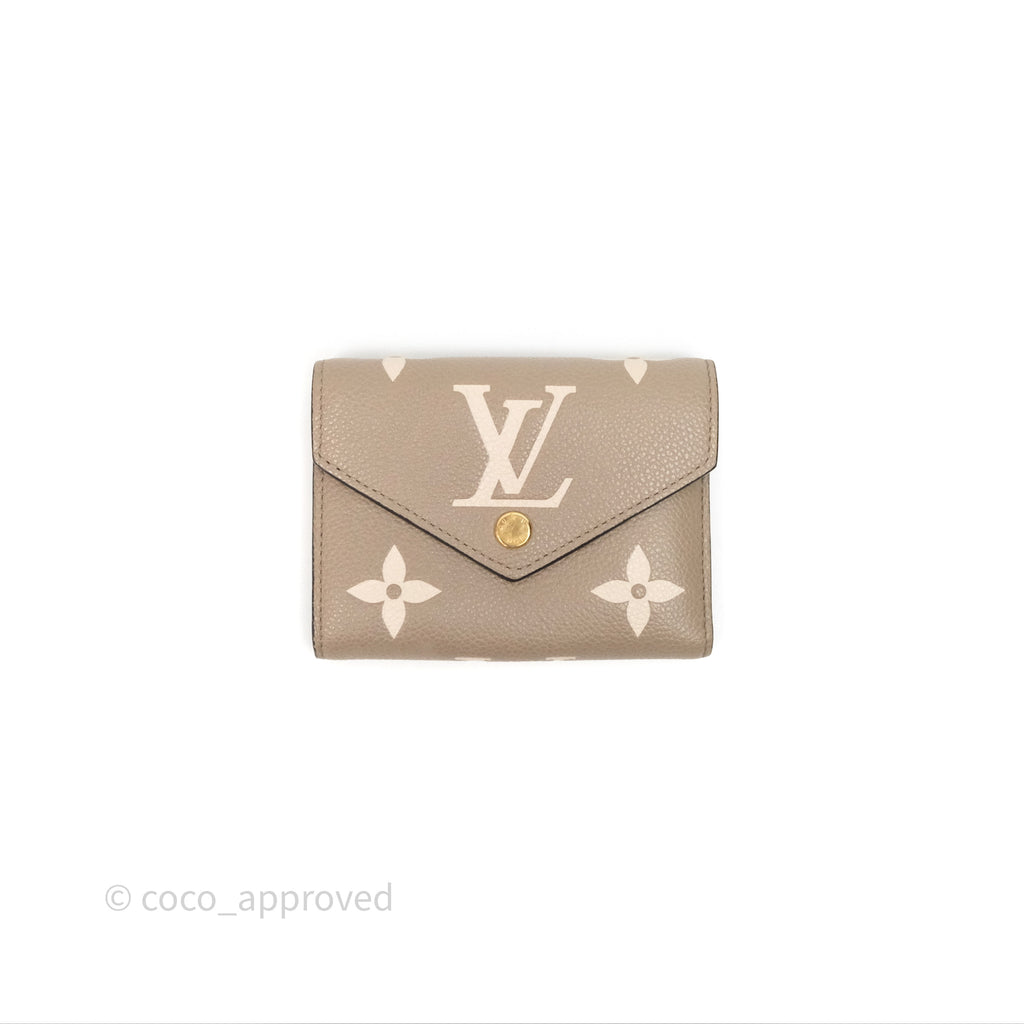 Louis Vuitton Victorine Wallet Monogram Empreinte Dove/Cream