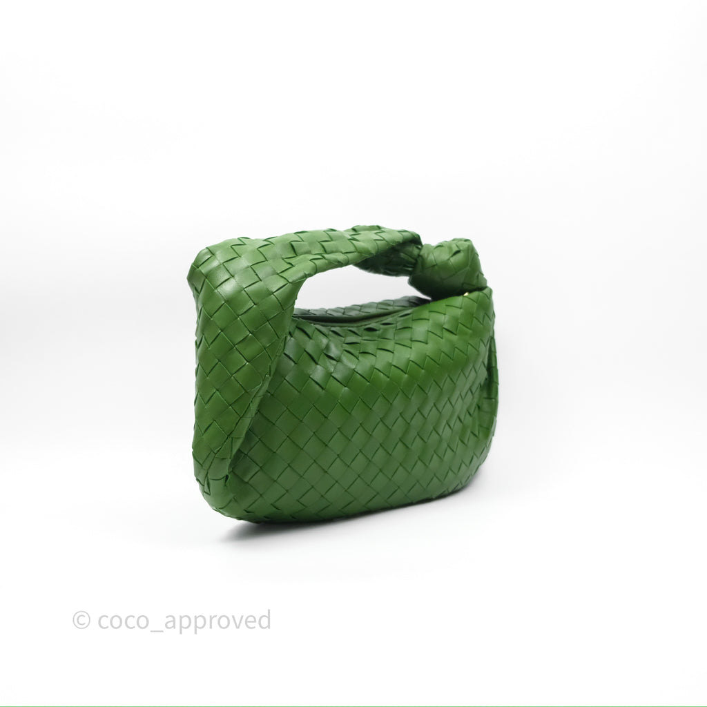 Bottega Veneta Teen Jodie Green Intrecciato Lambskin