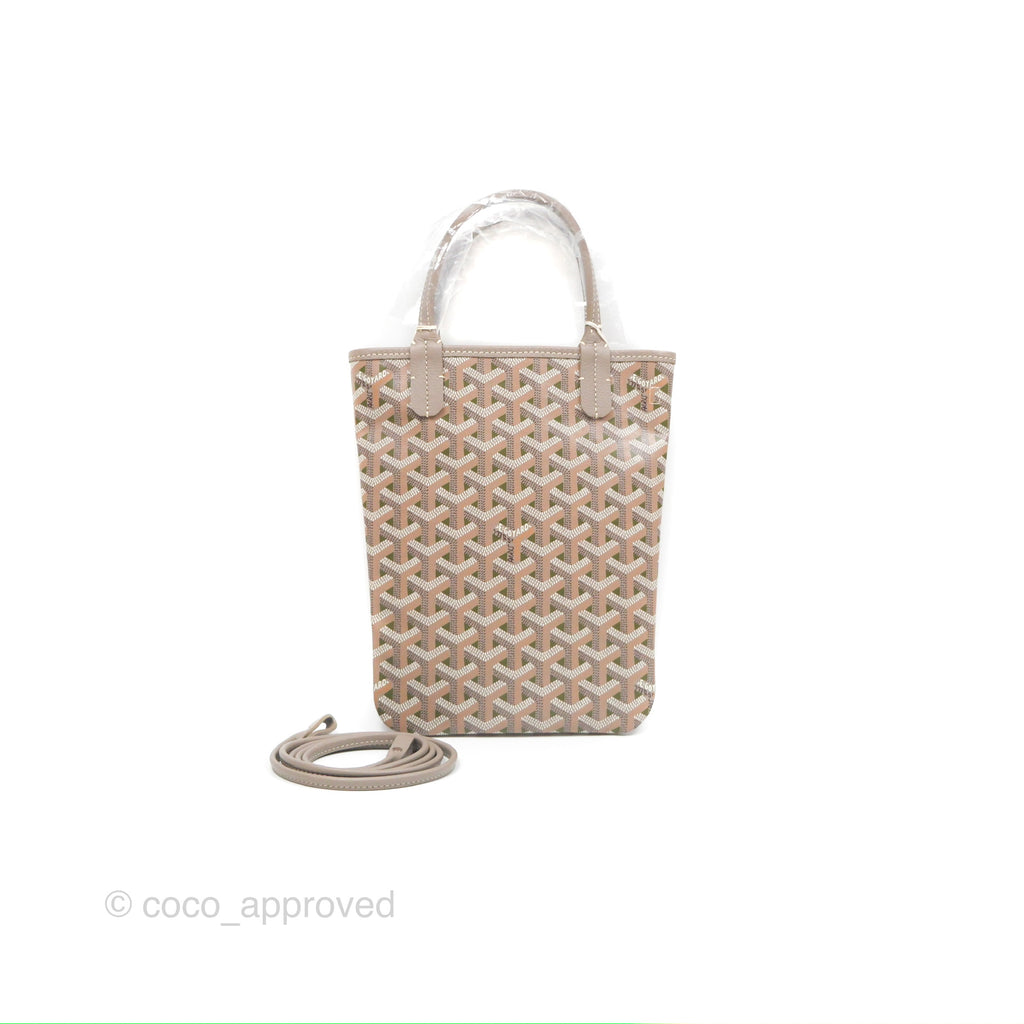 Goyard Poitiers Claire Voie Tote Canvas Khaki