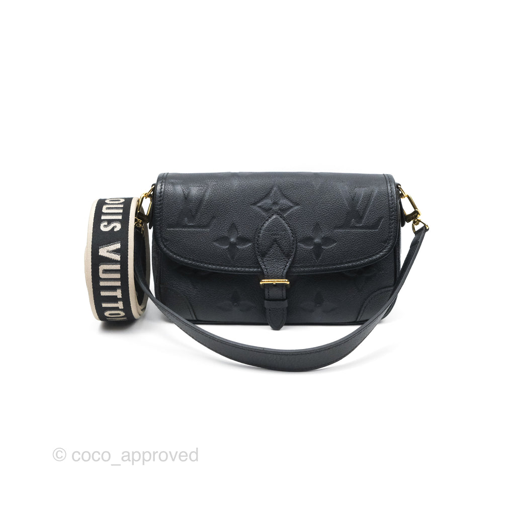 Louis Vuitton Diane Black Monogram Empreinte Leather